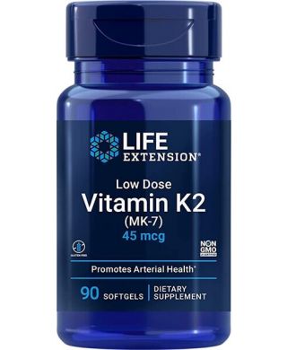 Low Dose Vitamin K2 (MK-7), 45mcg - 90 softgels