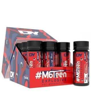 #M6Teen Explosive Pre-Workout Shot, Peach - 12 x 60ml.