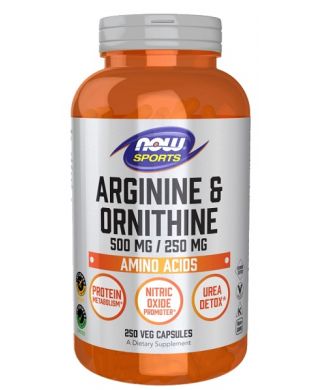 Arginine & Ornithine, 500/250 - 250 vcaps