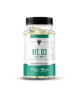Vit D3 + K2 MK-7 - 60 caps