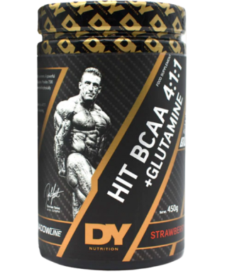 HIT BCAA 4:1:1 + Glutamine, Strawberry - 450g