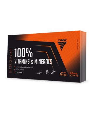 Enudrance 100% Vitamins & Minerals - 60 caps