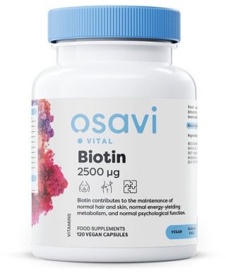 Biotin, 2500mcg - 120 vegan caps