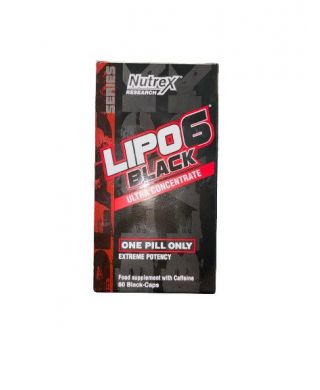 Lipo-6 Black Ultra Concentrate, Extreme Potency - 60 black caps