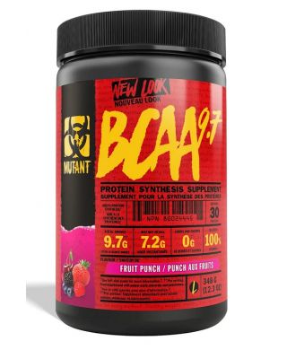 Mutant BCAA 9.7, Fruit Punch - 348g