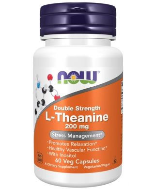 Double Strength L-Theanine, 200mg - 60 vcaps