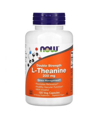 Double Strength L-Theanine, 200mg - 120 vcaps