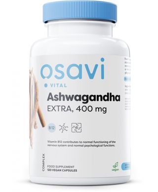 Ashwagandha Extra, 400mg - 120 vegan caps