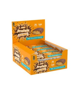 Applied Protein Crunch Bar, Milk Chocolate Peanut - 12 x 65g