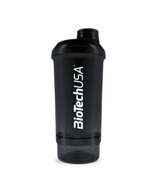 Wave+ Shaker, Black Smoke - 500 ml. (+ 150 ml.)