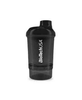 Wave+ Shaker, Black Smoke - 300 ml. (+ 150 ml.)