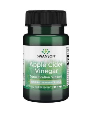 Apple Cider Vinegar, 200mg Double-Strength - 30 tabs
