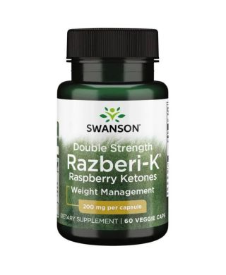 Double Strength Razberi-K, 200mg - 60 vcaps