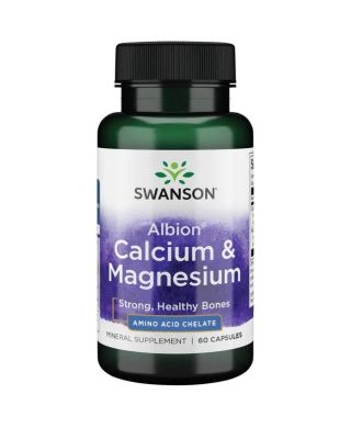 Albion Calcium & Magnesium - 60 caps