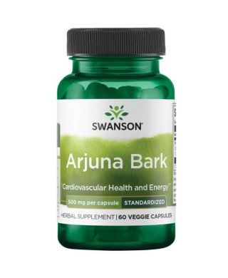 Arjuna Bark, 500mg - 60 vcaps