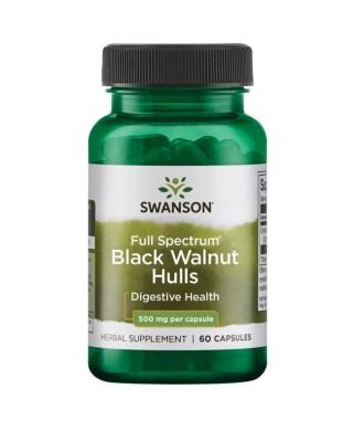 Full Spectrum Black Walnut Hulls, 500mg - 60 caps