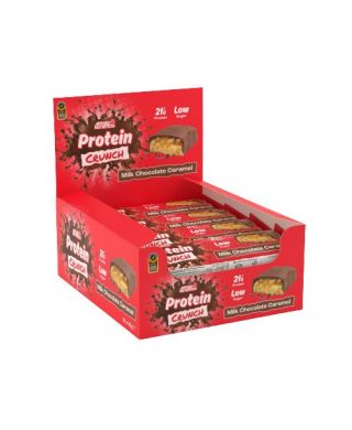 Applied Protein Crunch Bar, Milk Chocolate Caramel - 12 x 62g