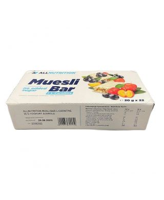 Muesli Bar + L-Carnitine, Yoghurt & Acerola - 32 bars