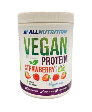 Vegan Protein, Strawberry - 500g