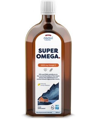 Super Omega, 2900mg Omega 3 (Lemon) - 500 ml.