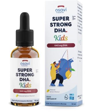 Super Strong DHA Kids, 640mg DHA (Lemon) - 50 ml.