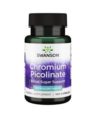 Chromium Picolinate, 200mcg - 100 caps