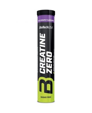 Creatine Zero Effervescent, Blue Grape - 18 tablets