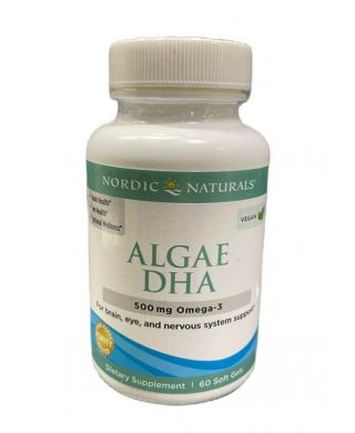 Algae DHA, 500mg - 60 softgels