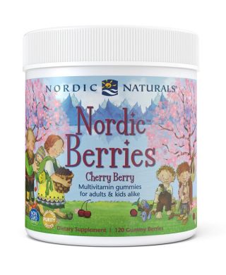 Nordic Berries Multivitamin, Cherry Berry - 120 gummy berries