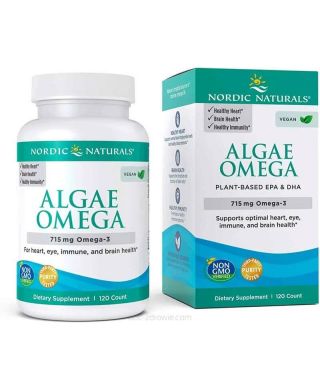 Algae Omega, 715mg Omega 3 - 120 softgels