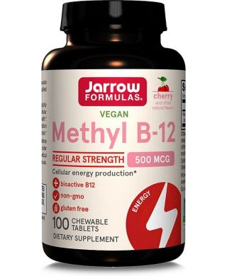 Methyl B-12, 500mcg (Cherry) - 100 chewable tabs