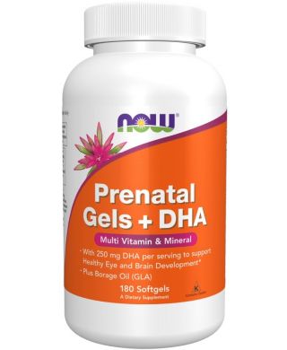 Prenatal Gels + DHA - 180 softgels
