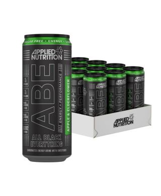 ABE Energy + Performance Cans, Apple Burst - 12 x 330 ml.