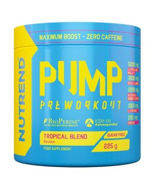 Pump Pre-Workout, Tropical Blend - 225g