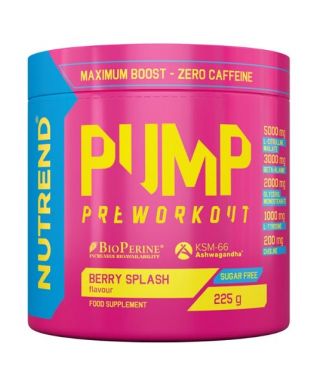 Pump Pre-Workout, Berry Splash - 225g
