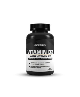 Vitamin D3 with Vitamin K2 - 60 caps