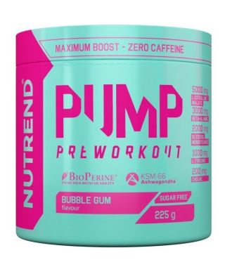 Pump Pre-Workout, Bubble Gum - 225g