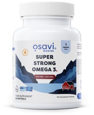 Super Strong Omega 3, 500 EPA / 250 DHA - 60 softgels