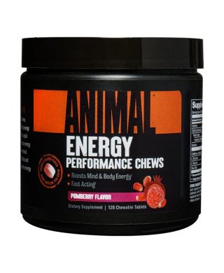Animal Energy Performance Chew Tabs, Pomberry - 120 chewable tablets