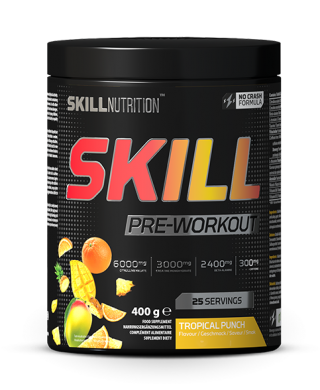 Skill Pre-Workout, Tropical Punch - 400g