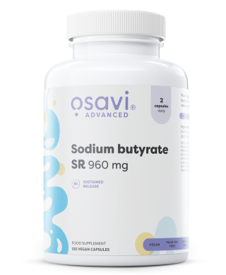 Sodium butyrate SR, 960mg - 120 vegan caps