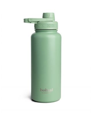 Bohtal Insulated Sports Bottle, Green - 960 ml.