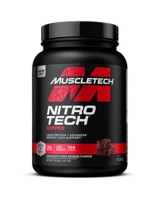 Nitro-Tech Ripped, Chocolate Fudge Brownie - 1870g
