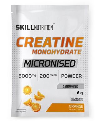 Micronised Creatine Monohydrate, Orange - 6g (1 serving)