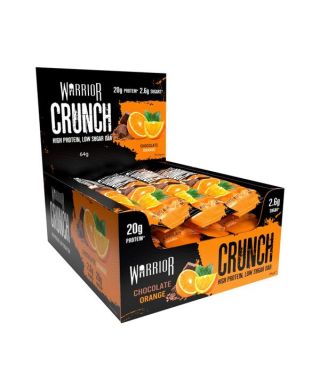 Crunch Bar, Chocolate Orange - 12 bars