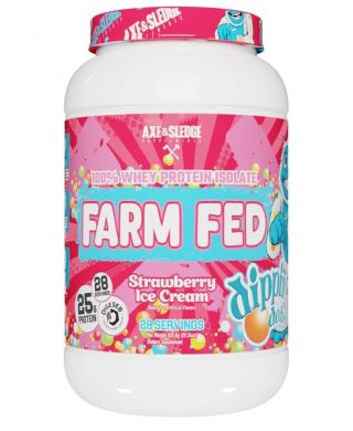 Farm Fed, Dippin' Dots Strawberry Ice Cream - 828g