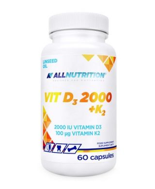Vit D3 2000 + K2 - 60 caps