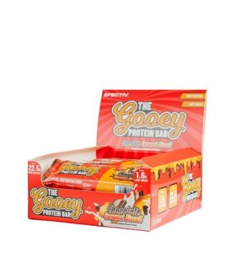 The Gooey Protein Bar, Chocolate Caramel Biscuit - 12 x 65g