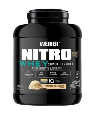 Nitro Whey Super Formula, Vanilla Ice Cream - 908g