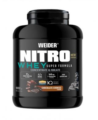 Nitro Whey Super Formula, Chocolate Cookies - 908g